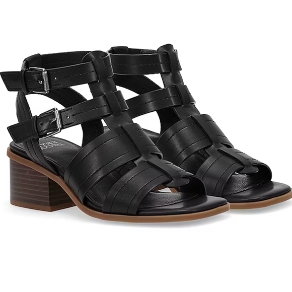 FRYE AND CO. Shoes - Women's Black Strappy Sandals